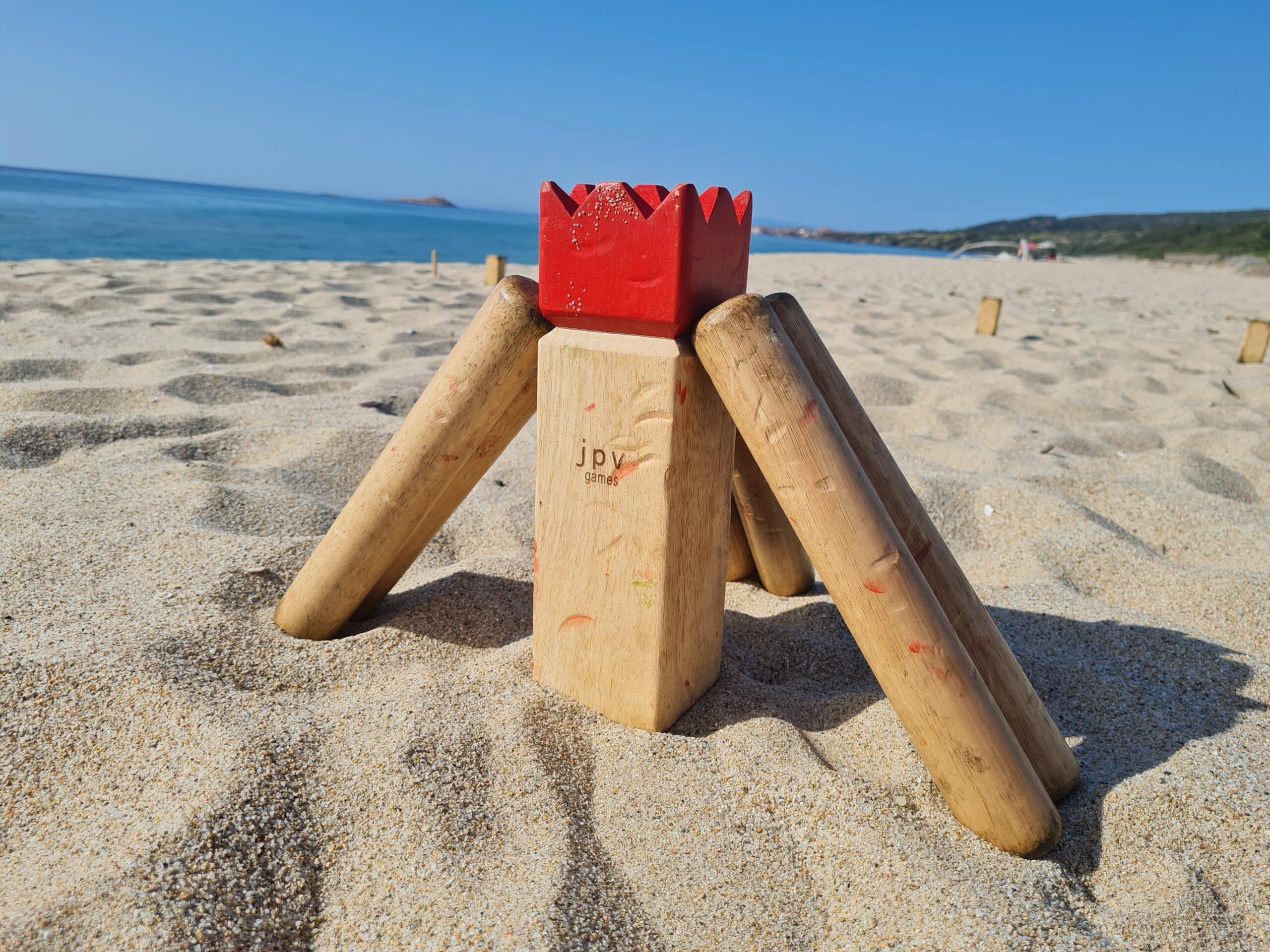 Kubb am Strand Kubb im Sand - ein toller Spaß
