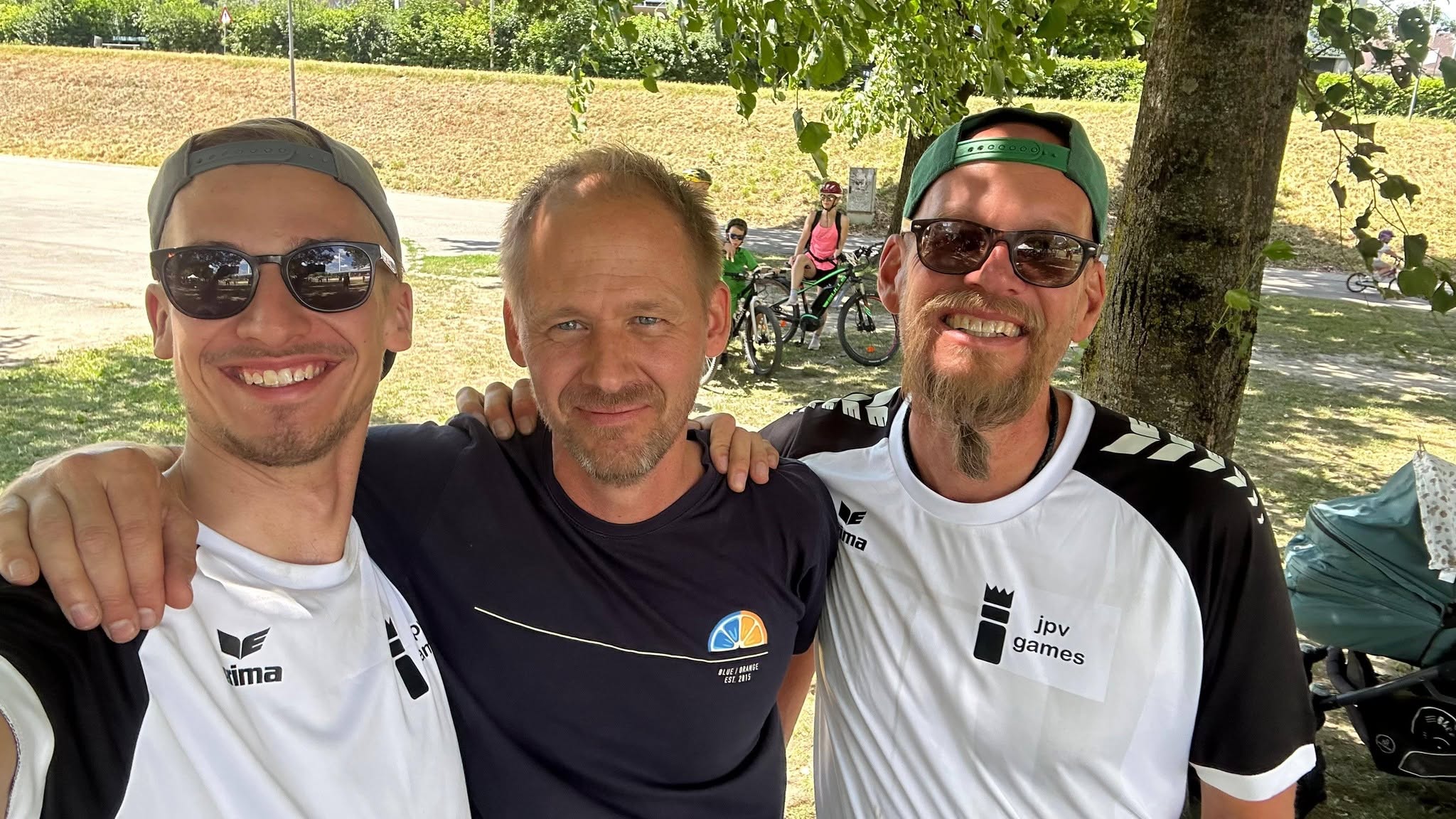 Team Kubbless nach dem Achtelfinale gegen Joakim Ekelöf von Blue Orange